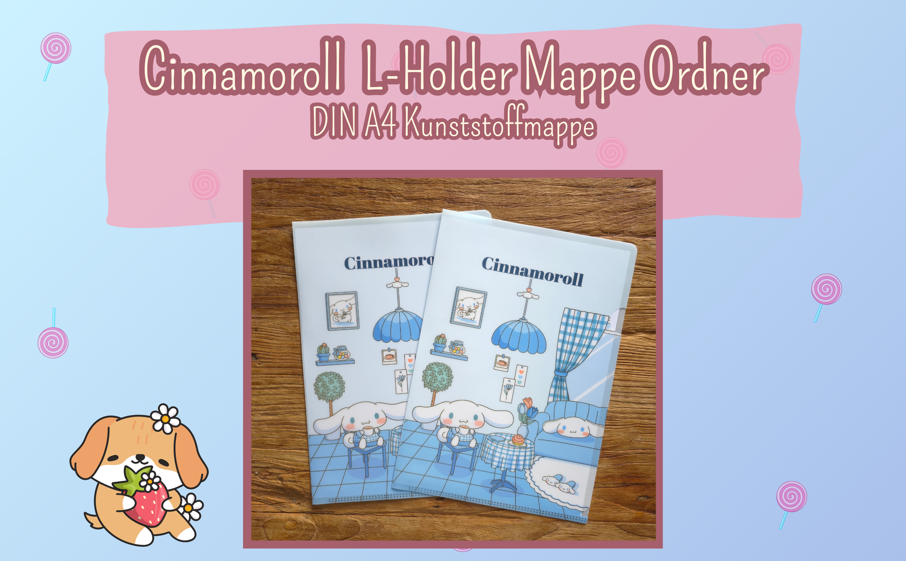 Cinnamoroll  L-Holder Mappe Ordner