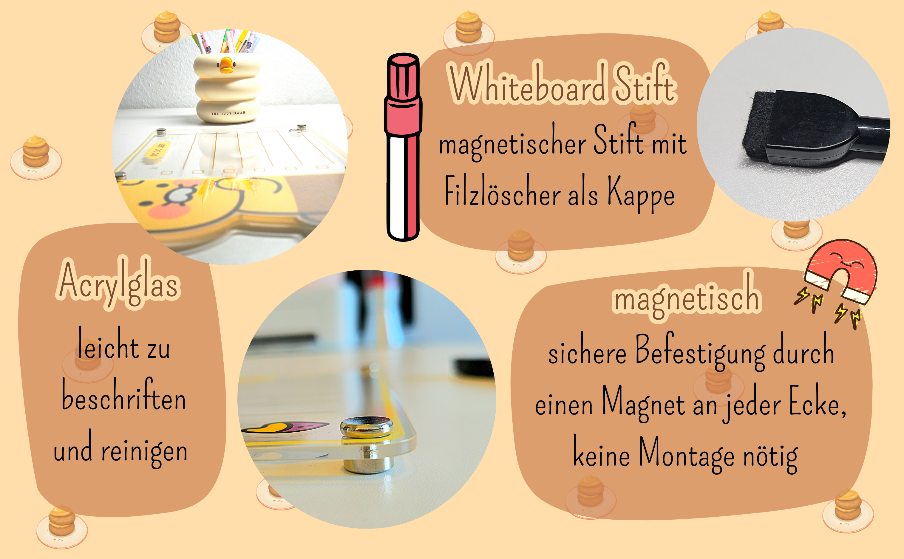 Choonsik Magnet Whiteboard Set -To Do List