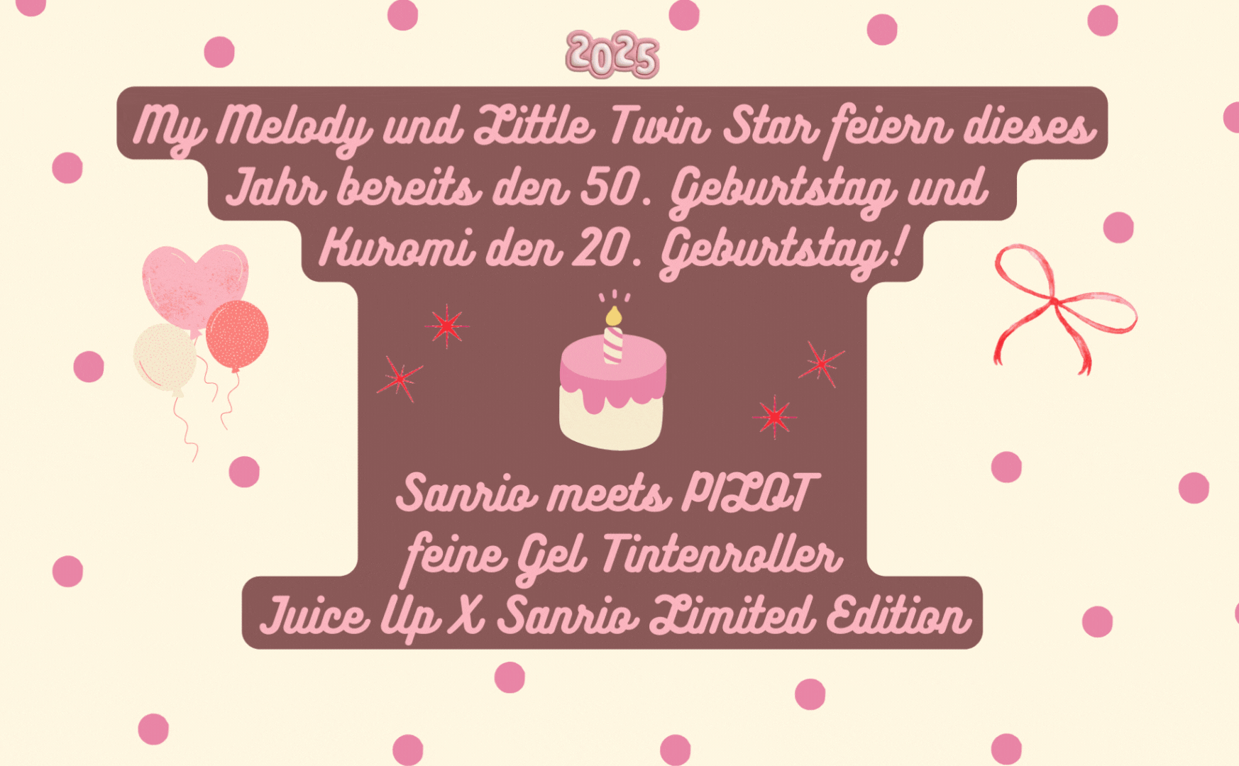 Sanrio Juice Up X Limited Edition, 0.5mm