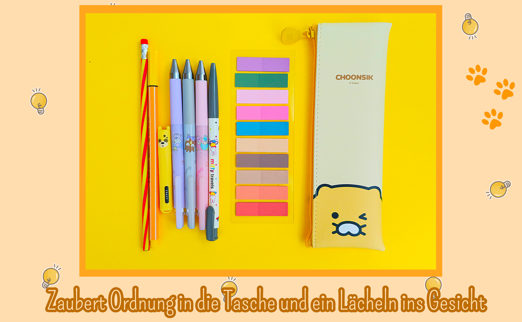 CHOONSIK Mini Flat Pencil Case