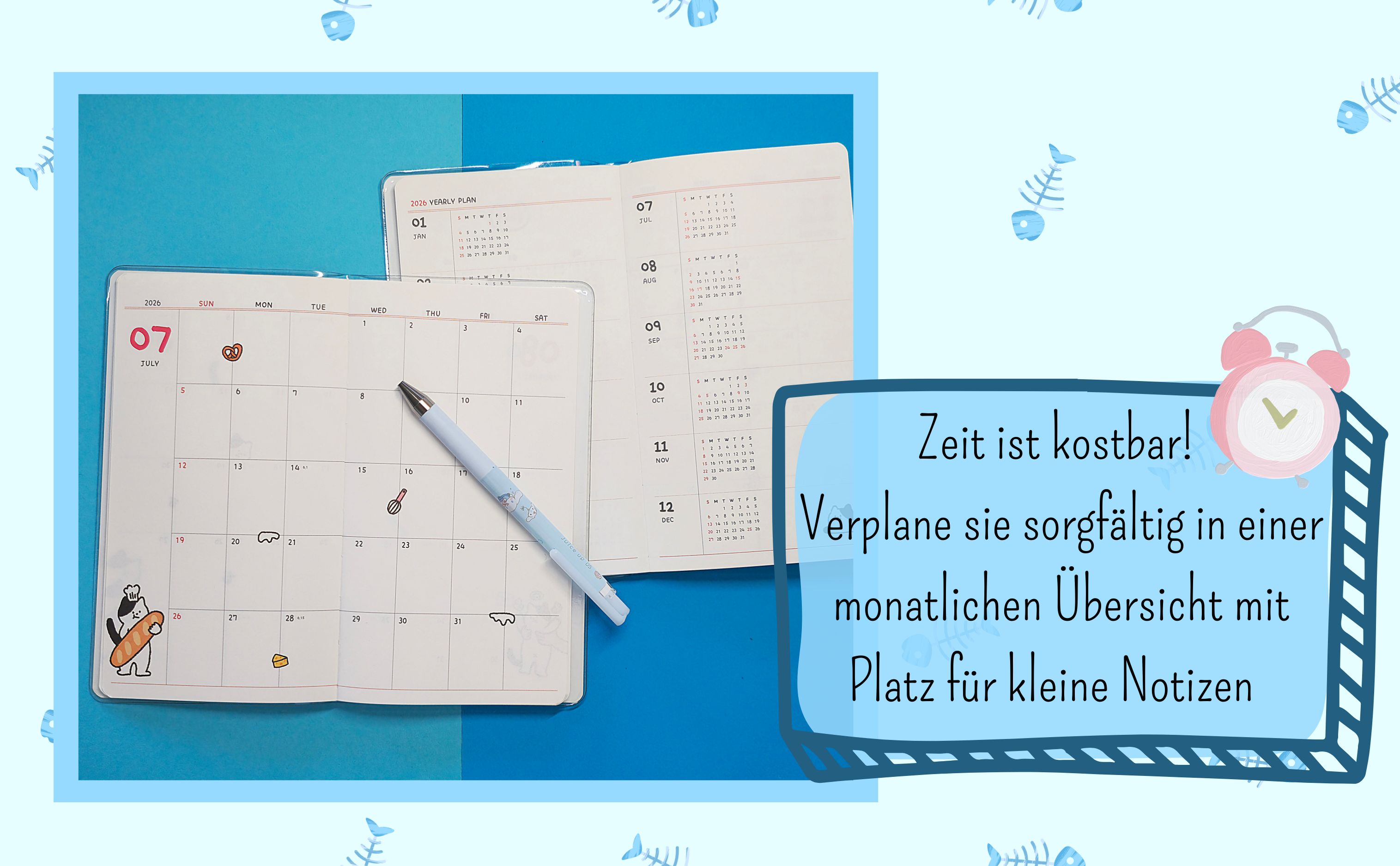 HANDI Kalender Tagebuch Planer 12/2025-12/2026