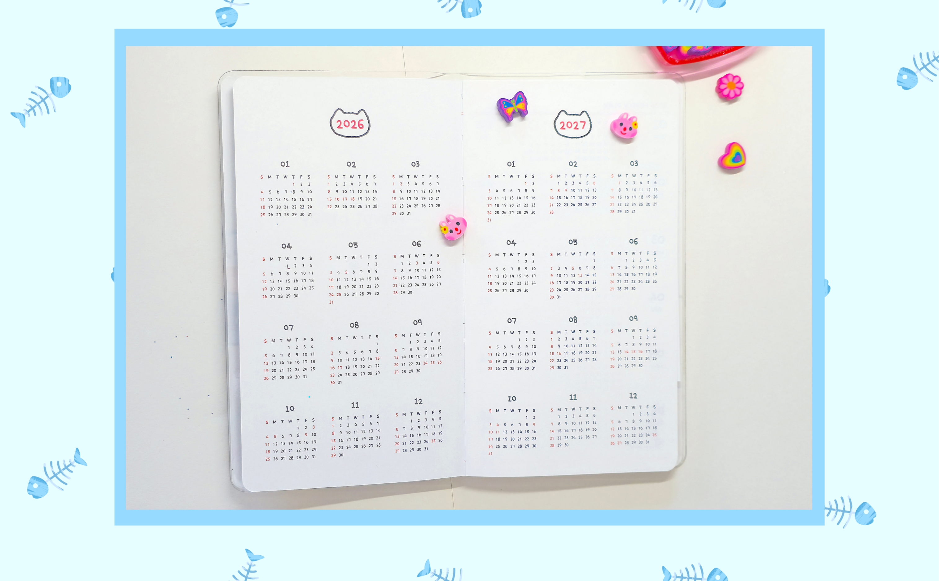 HANDI Kalender Tagebuch Planer 12/2025-12/2026