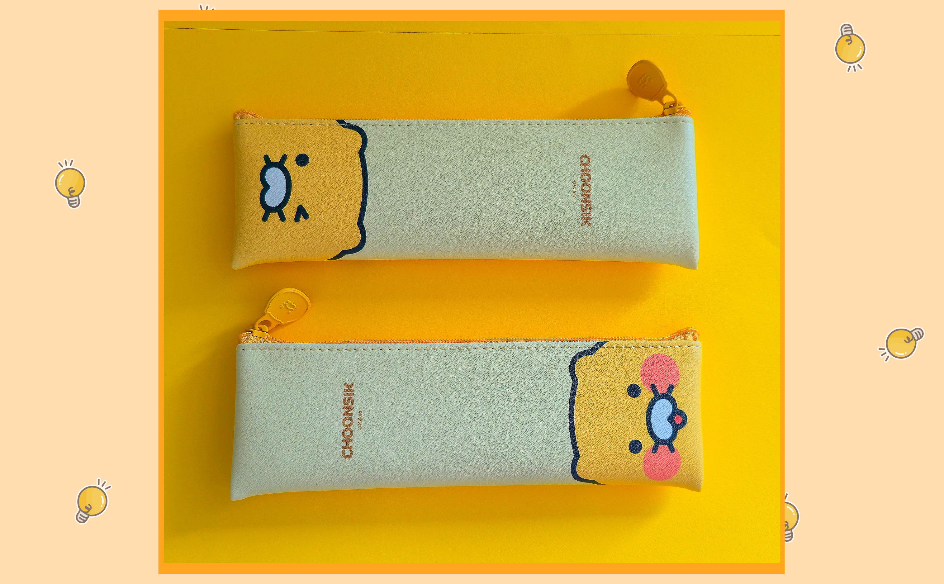 CHOONSIK Mini Flat Pencil Case
