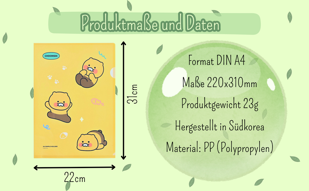 Choonsik L-Holder Mappe Ordner