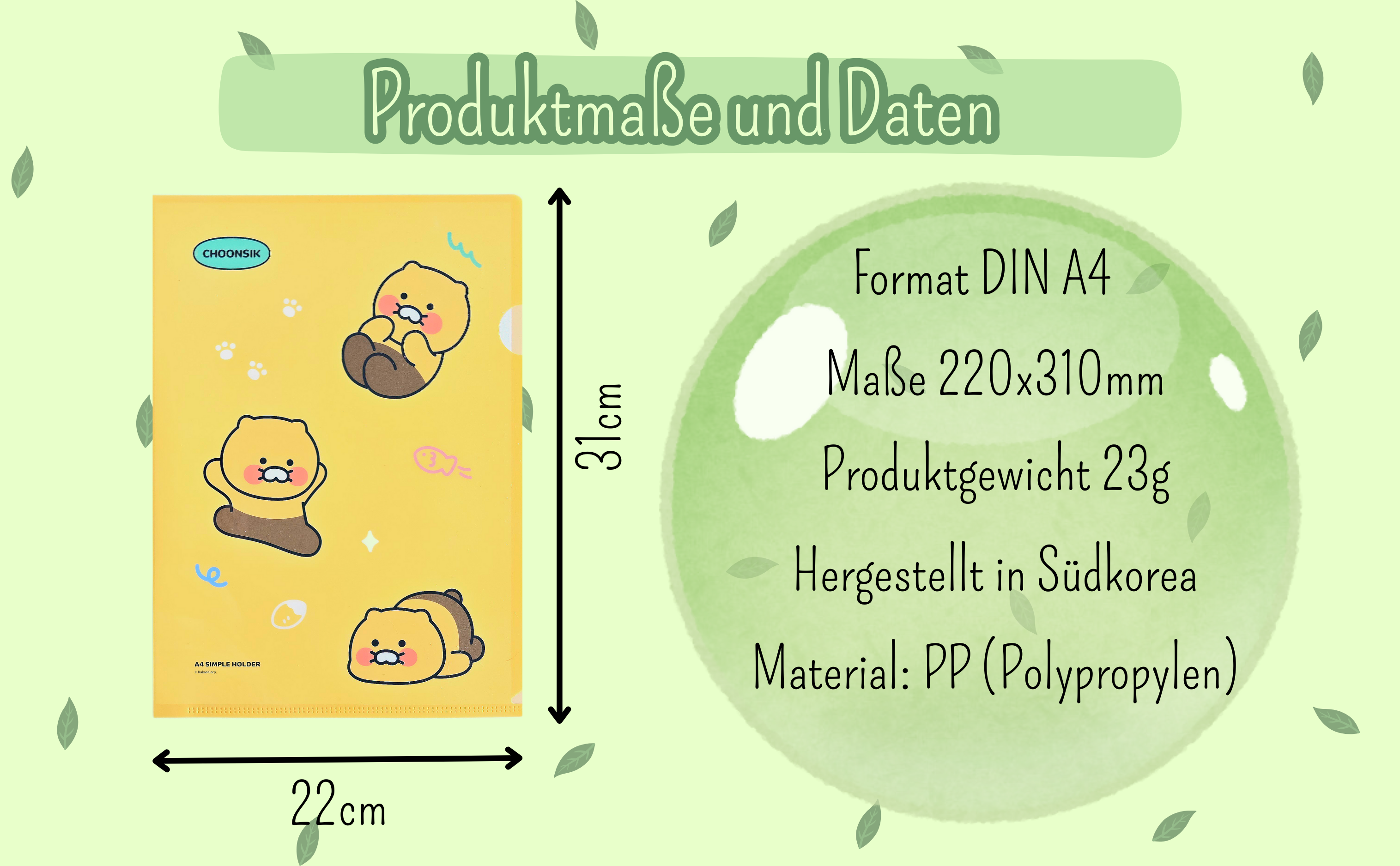 Choonsik L-Holder Mappe Ordner