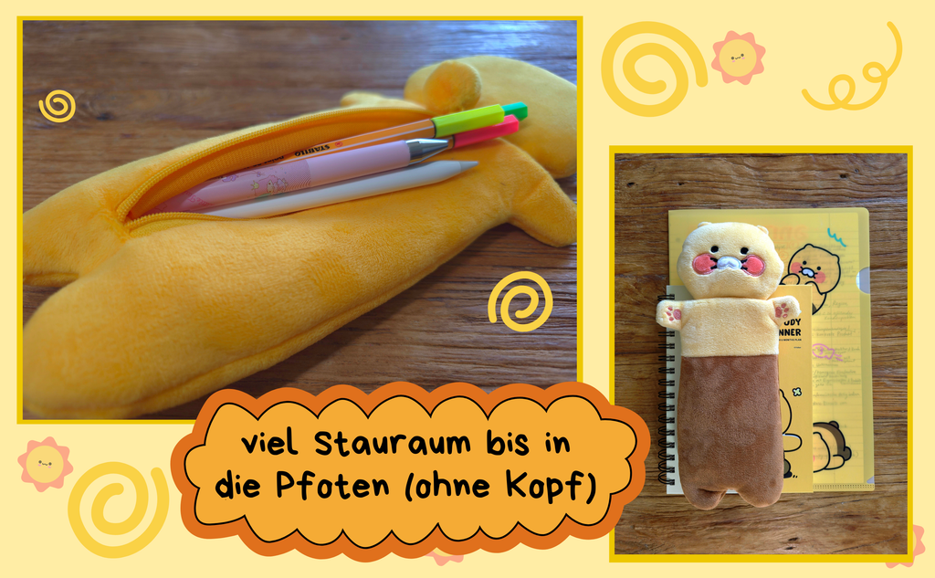 Kakao Friends soft toy pencil case