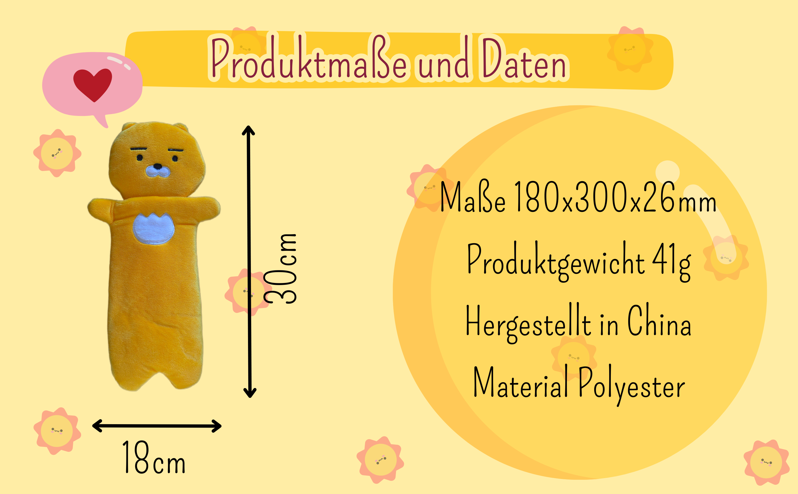 Kakao Friends soft toy pencil case